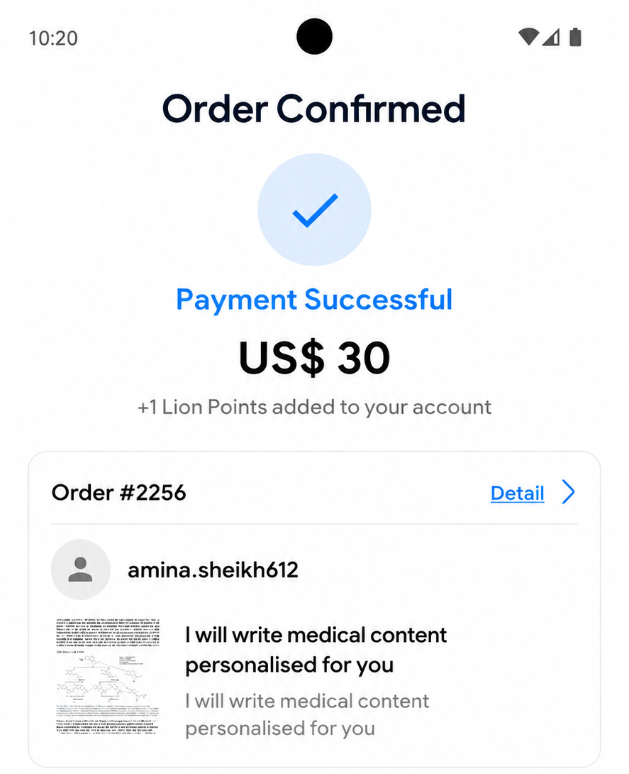 Seller packing international orders
